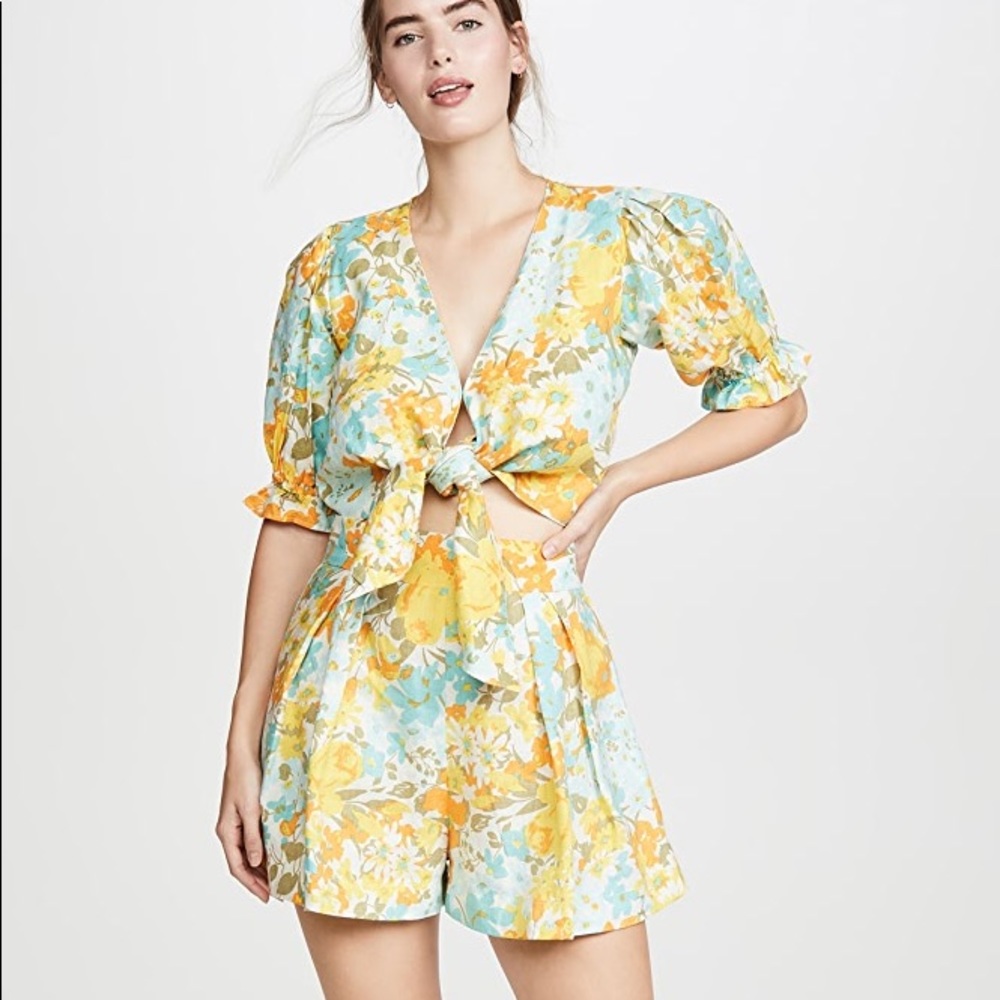 Faithful the Brand Ondine Floral Print Shorts